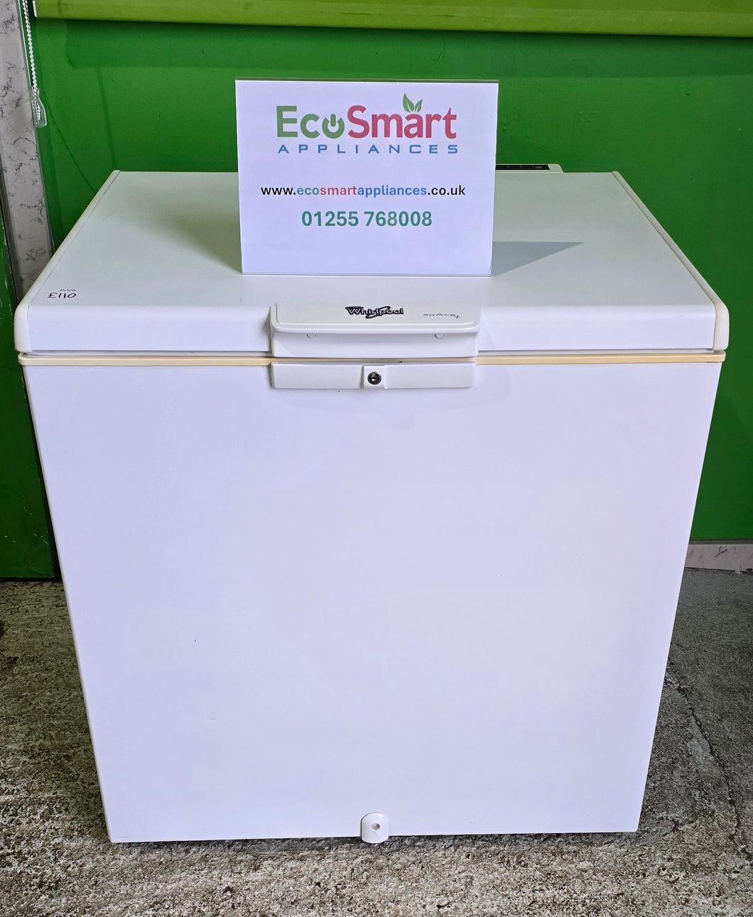 EcoSmart Appliances - Whirlpool WH2010 A+ Freestanding Chest Freezer White 204 L - Freezers (204 L, 15 kg/24h, SN-T, A+, White)