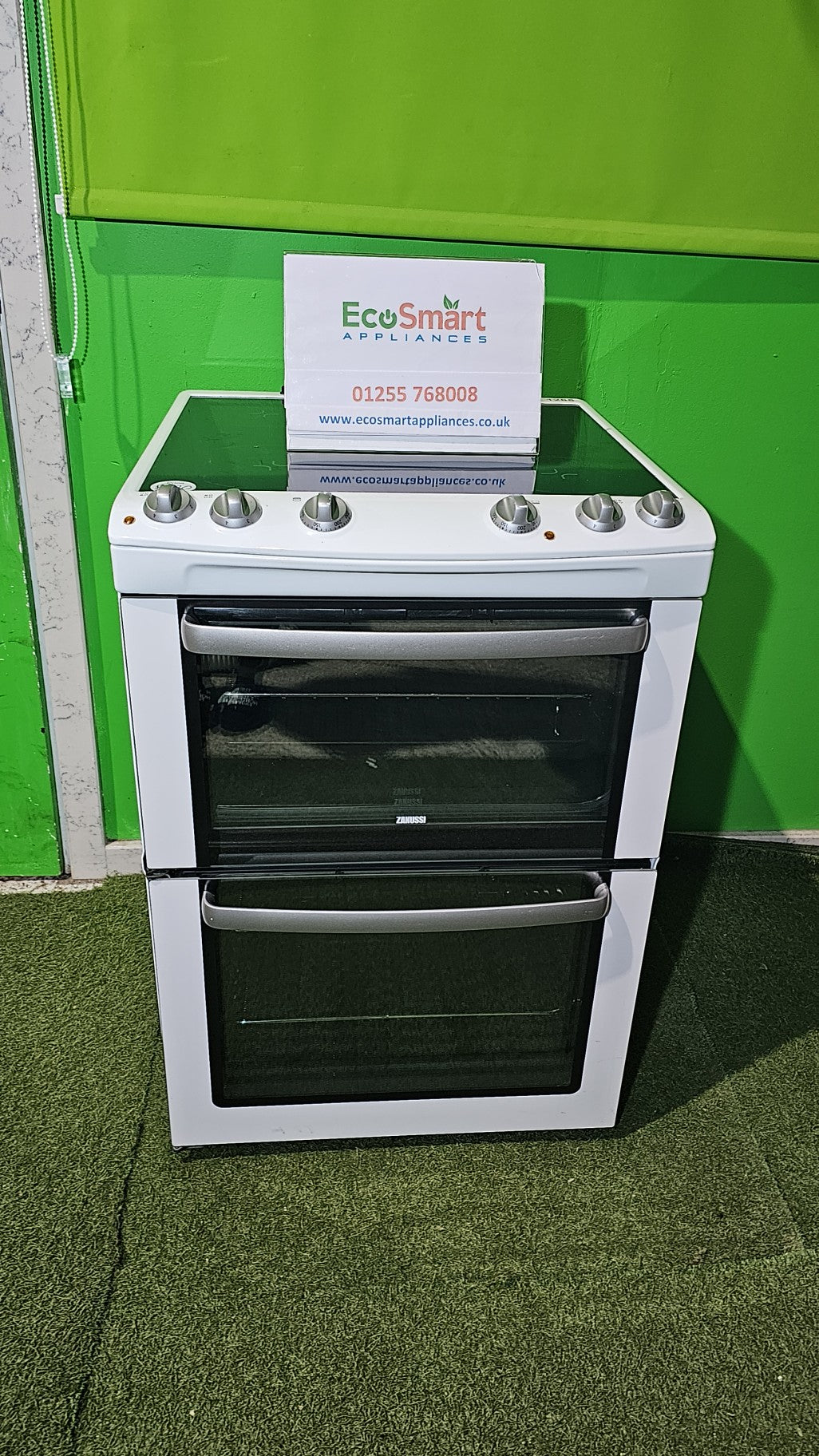 EcoSmart Appliances - Zanussi 60cm Electric Cooker with Double Oven (1285)